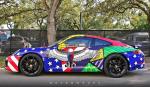 Porsche 911 Carrera Britto Graphics by MetroWrapz 2017 года